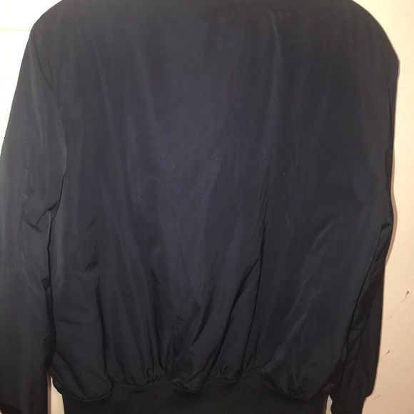 Navy Blue Bomber Jacket - Picture 4 of 4